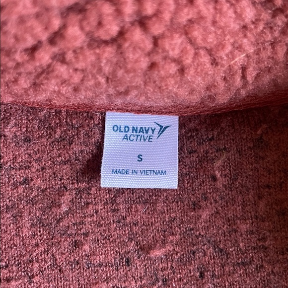 Old Navy Fall Teddy Jacket in Warm Rust - Picture 13 of 14
